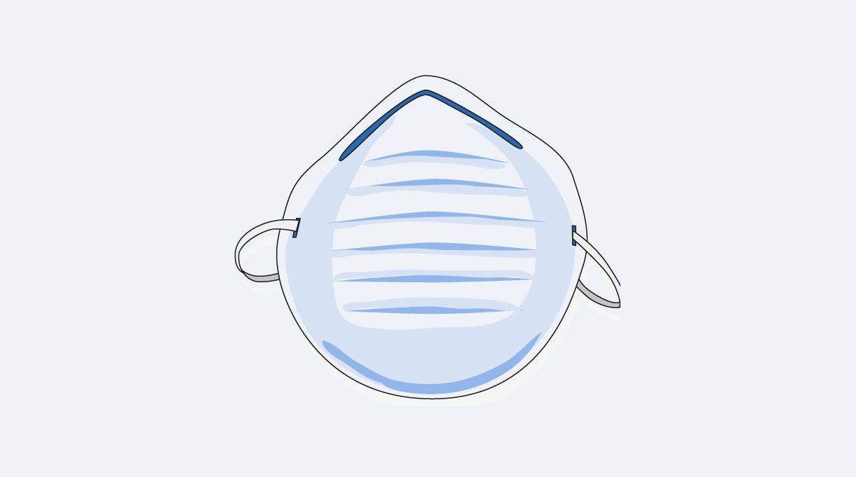 Mascarilla para aplicación de removedor de pintura