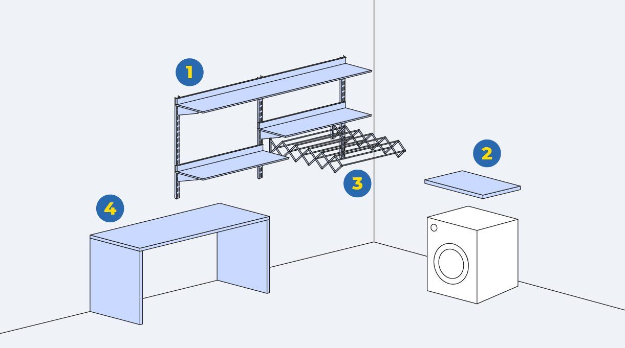 Ubicación de las estructuras