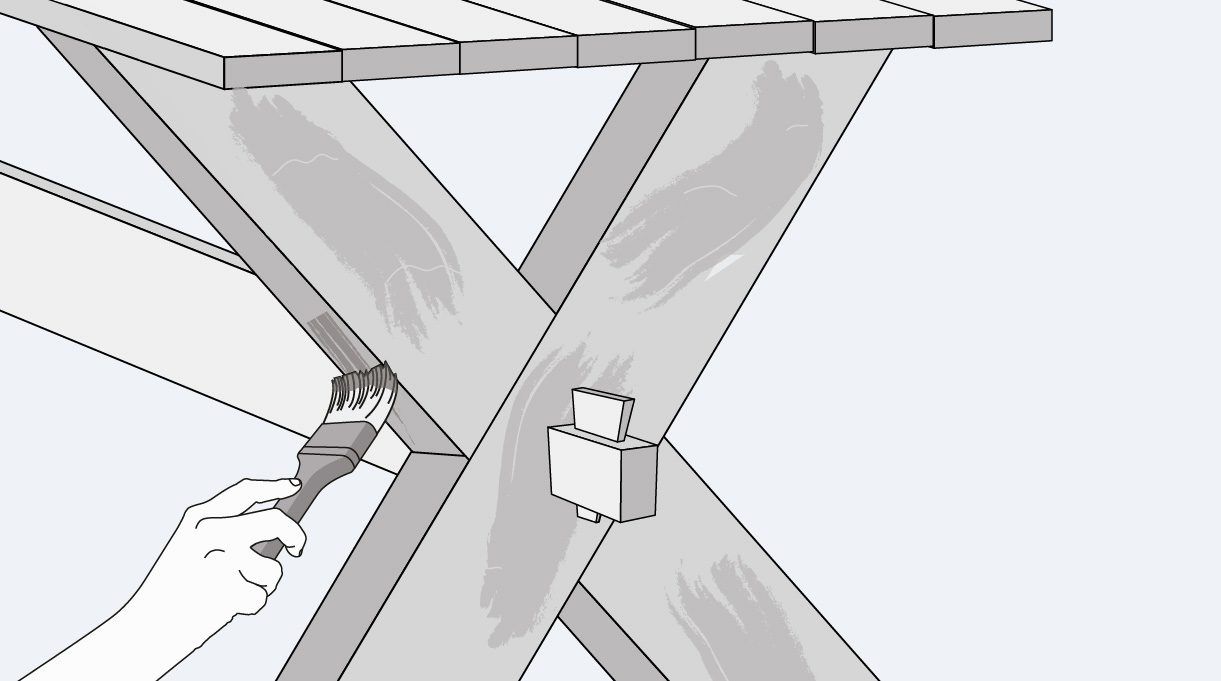 Aplicar sellador de madera