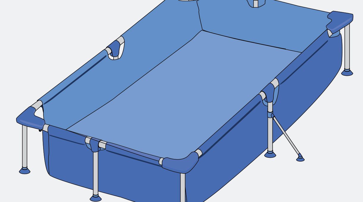 piscina estructural rectangular armada