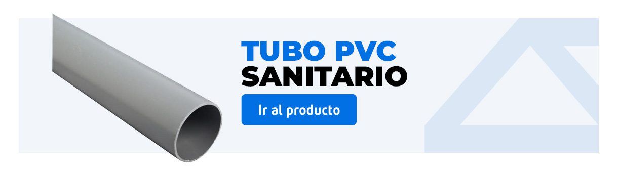 Imagen de un tubo de PVC sanitario