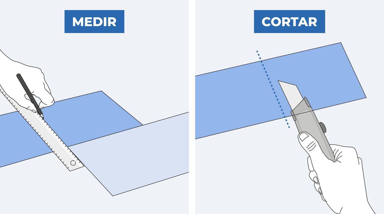 Medir y cortar