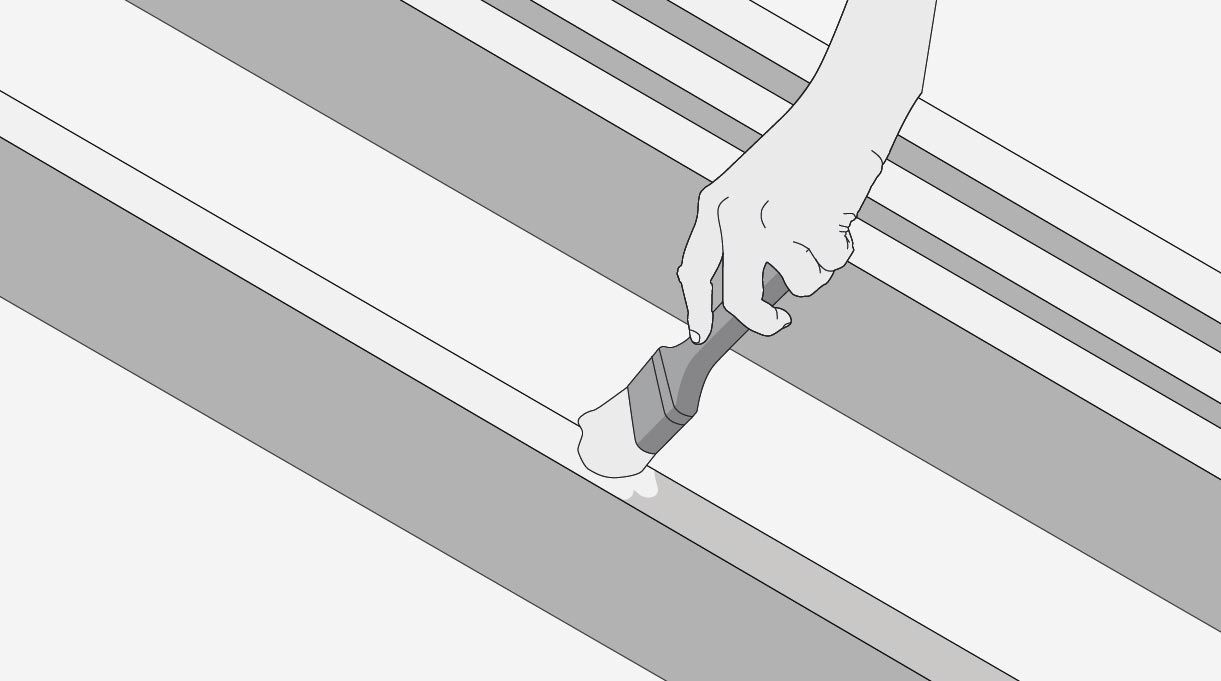 Proteger las tablas con impregnante para madera
