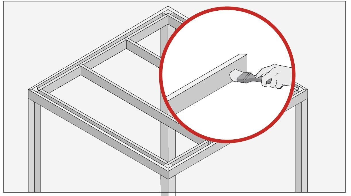 Proteger la pérgola con un impregnante para madera