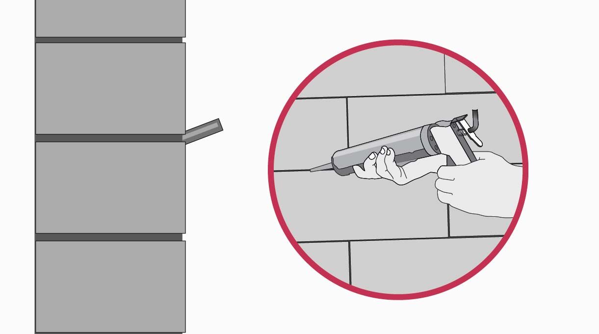 Introducir en el orificio adhesivo de anclaje y embutir un fierro estriado dejando 0.5 cm afuera