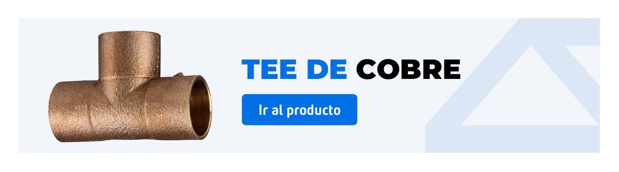 tee de cobre