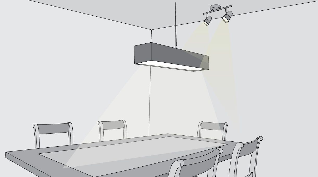 Iluminación comedor