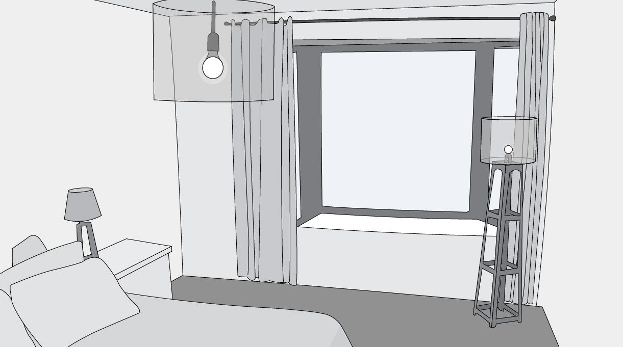 Iluminación dormitorio