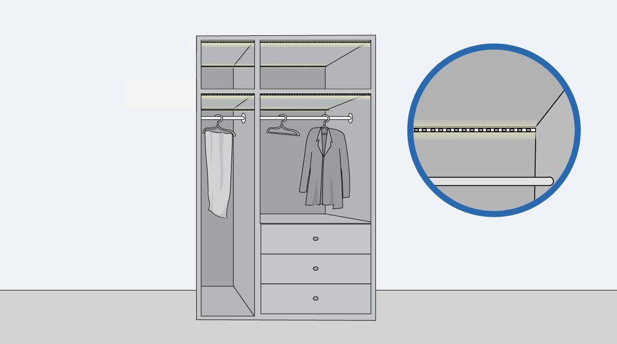 Ilumina el closet