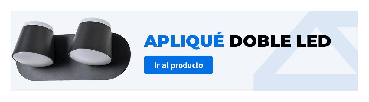 Apliqué doble led