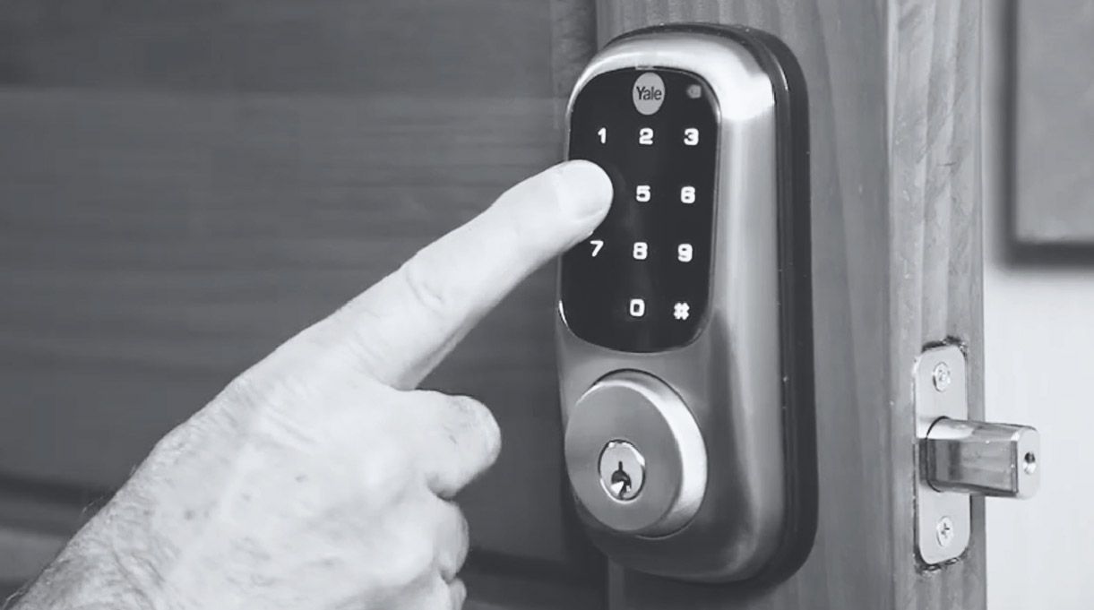 como instalar una cerradura digital - ingresar las claves