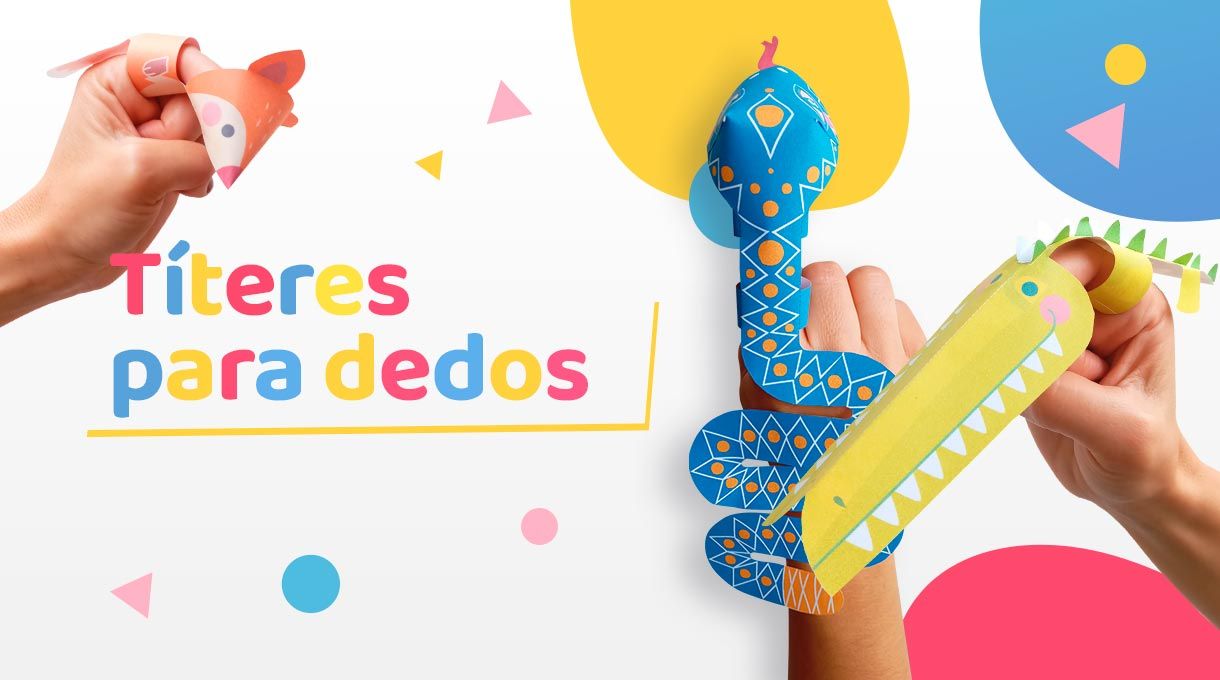 Títeres de dedo con animales