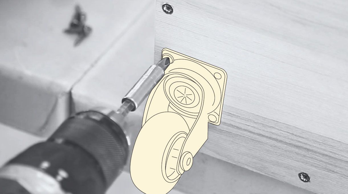 instalar ruedas del mueble para yoga en casa
