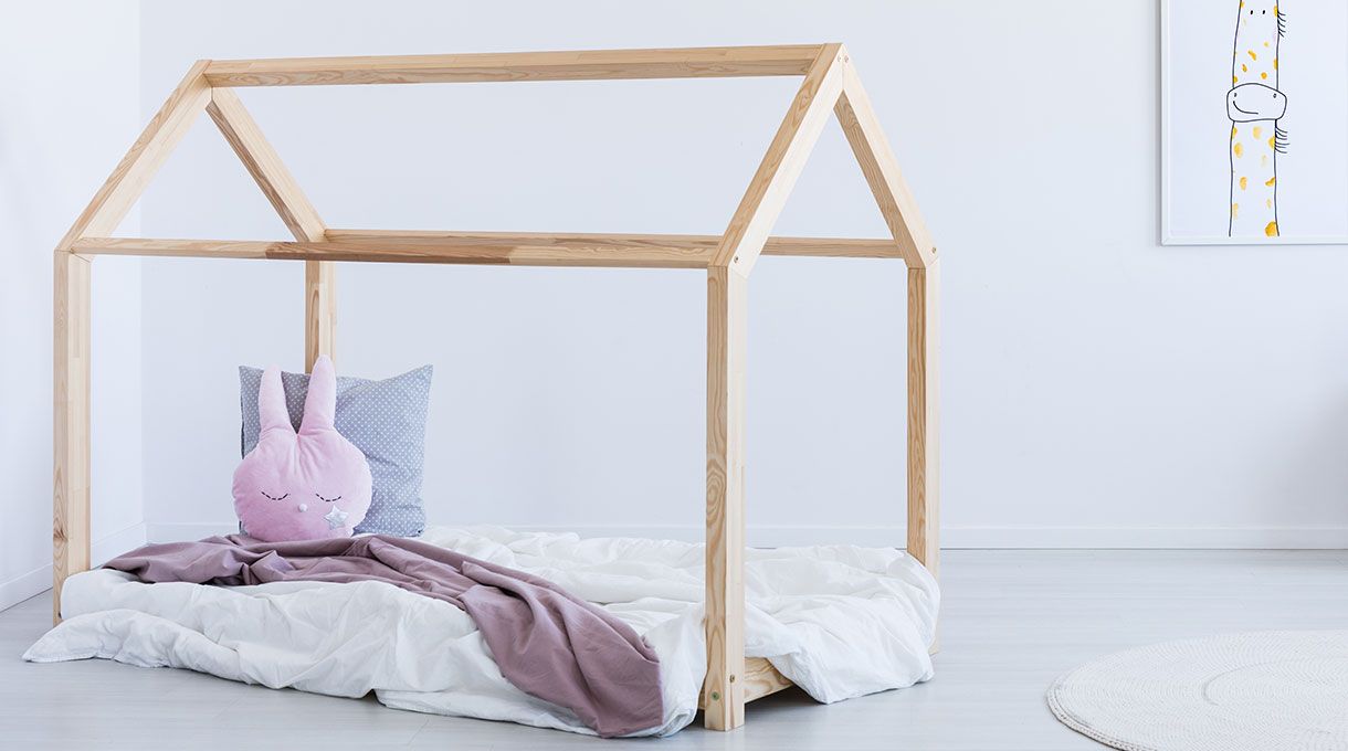 foto de la cama Montessori terminada