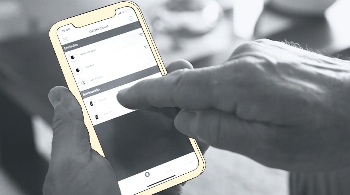 configuración del interruptor smart en el celular