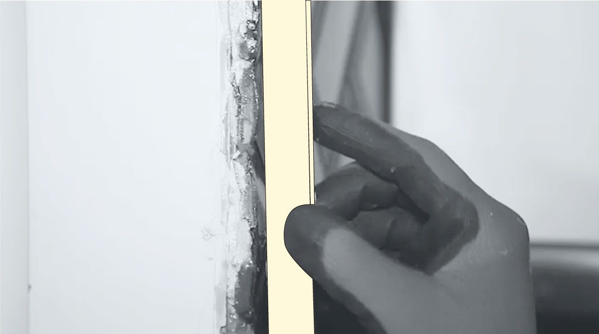 cubrir con perfiles de aluminio los cortes de la cerámica