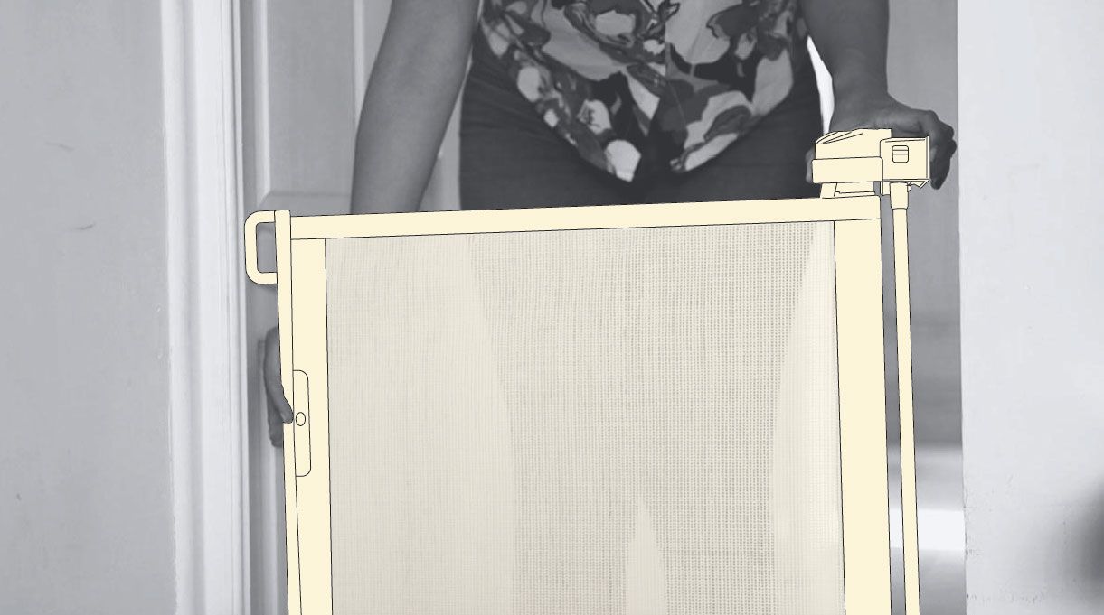 puerta de seguridad plegable para una casa segura