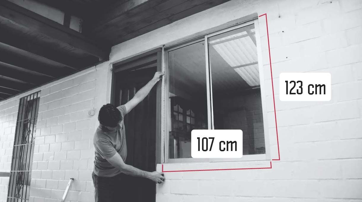 tomar medidas del vano para la ventana termopanel nueva