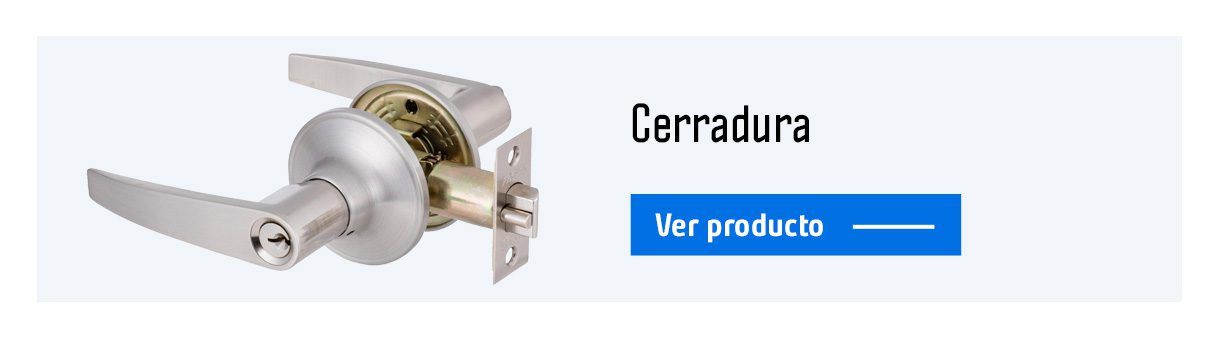 cerradura con manilla