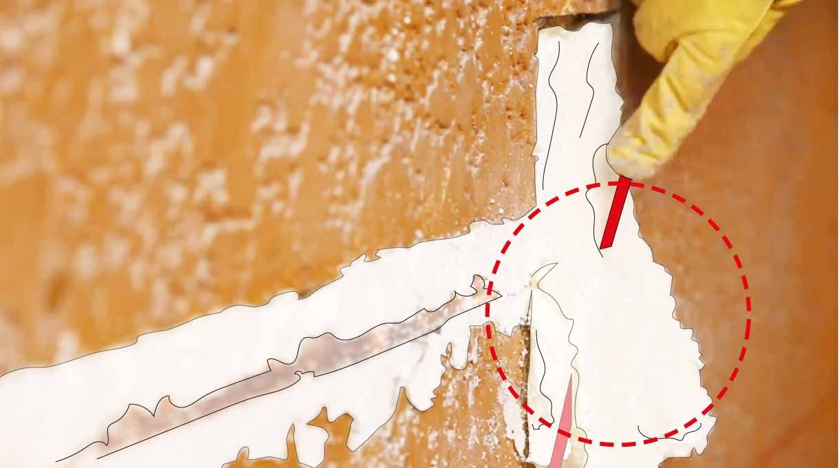 aplica la espuma en todos los orificios y luego corta el excedente a ras de muro con una sierra