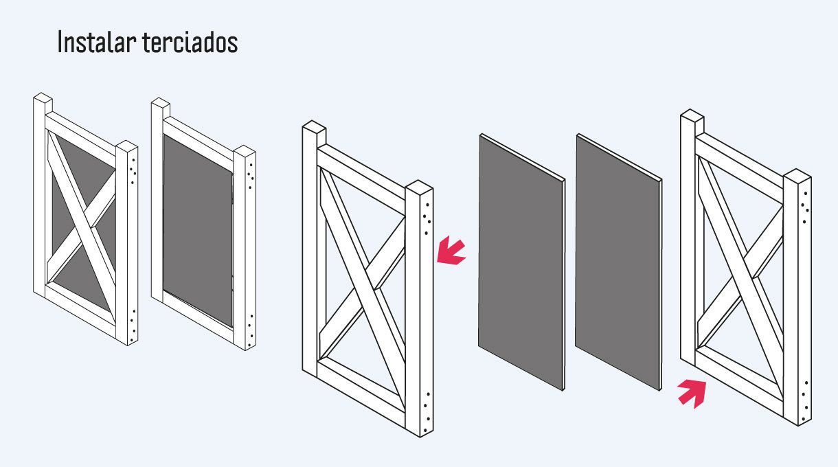 Instalar terciados