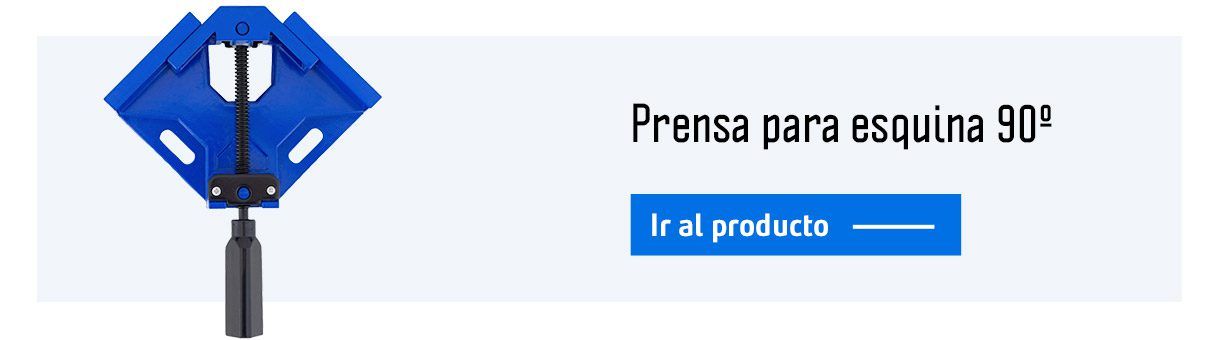 Prensa para esquina 90 grados