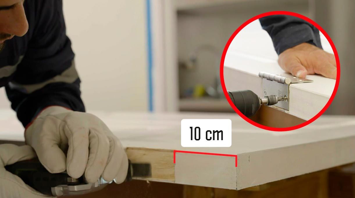 Bisagras a 10 cm
