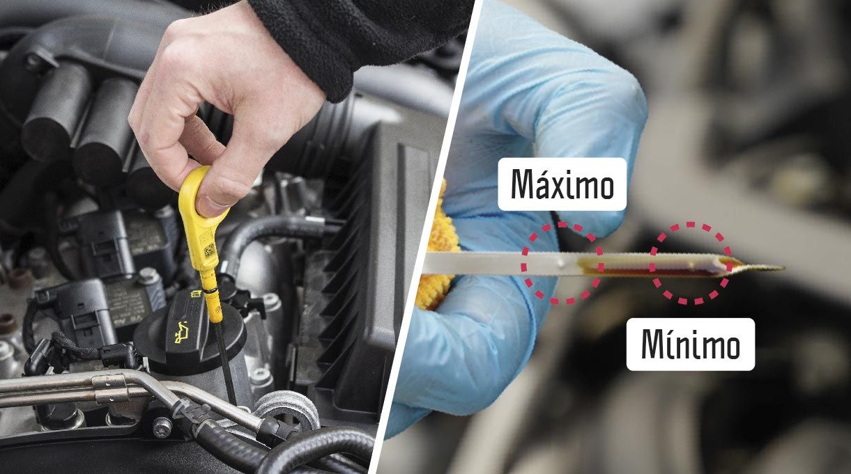 Bayoneta para medir el aceite del motor