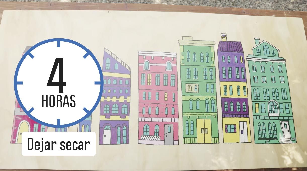 Dejar secar 4 horas