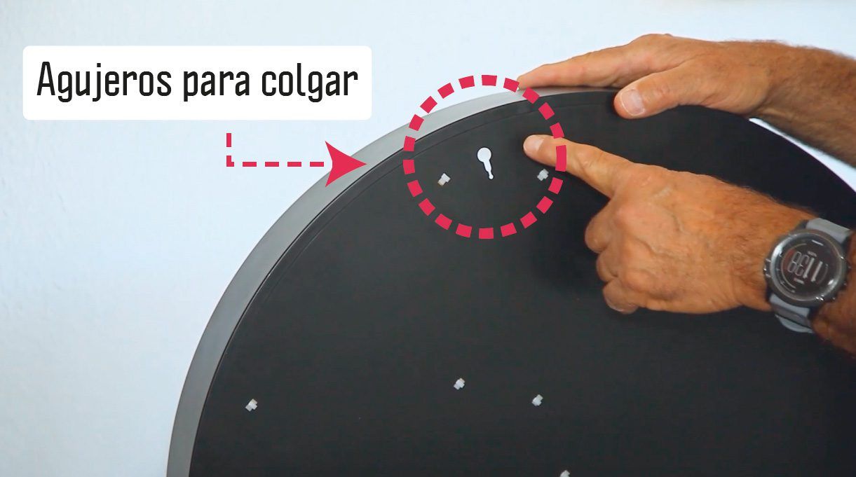 Agujeros para colgar