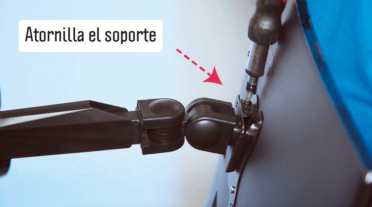 Atornilla el soporte