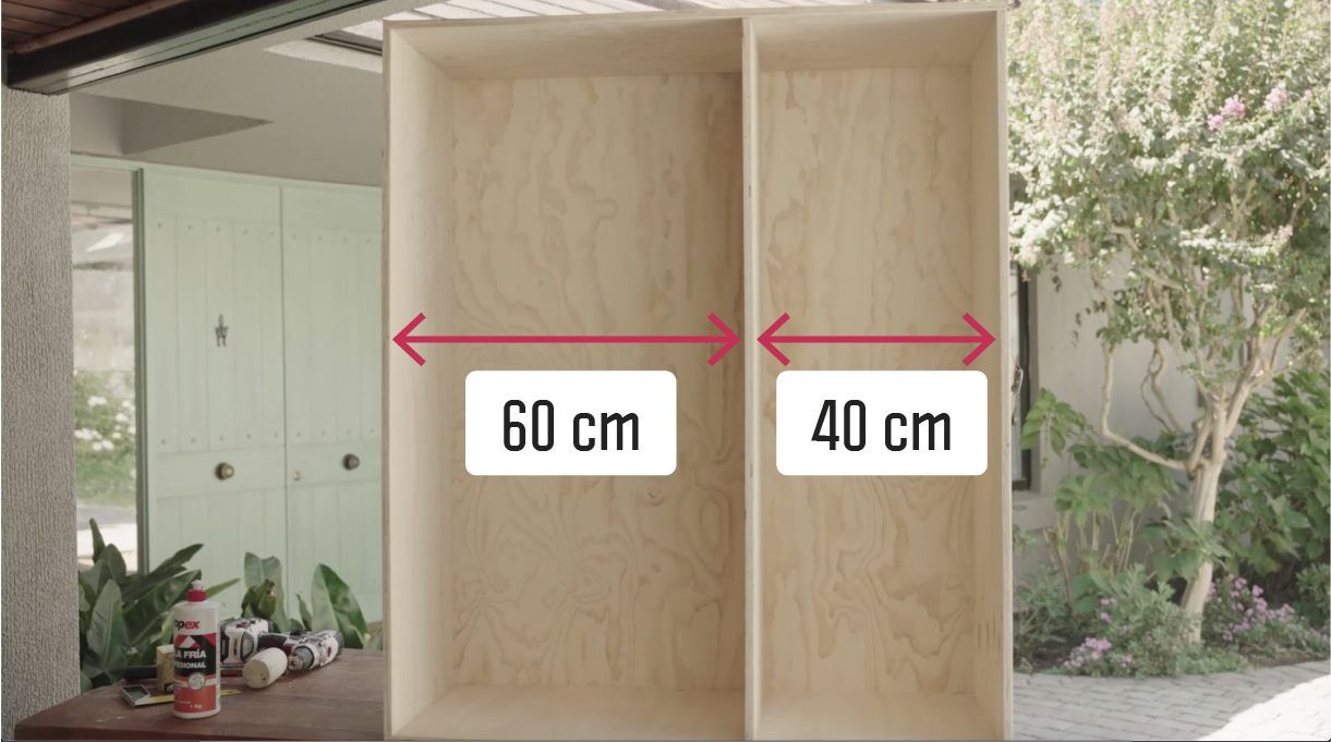 Medidas internas del closet