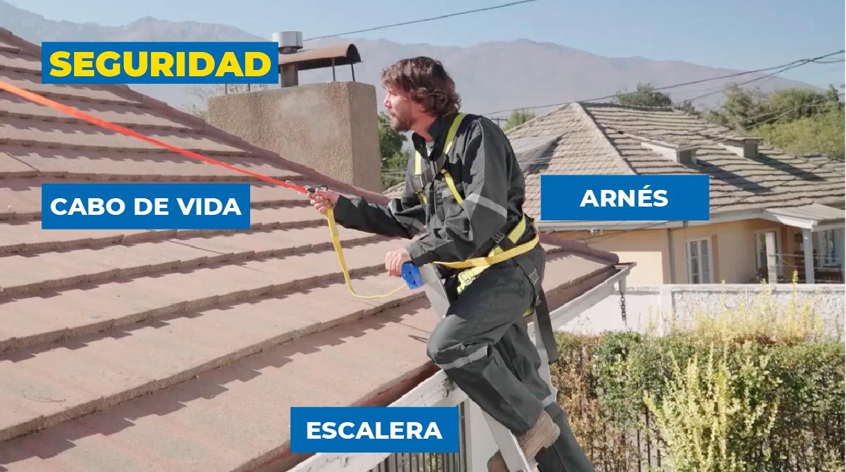 Medidas de seguridad para techo