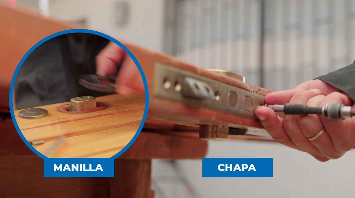 Sacar manilla y chapa
