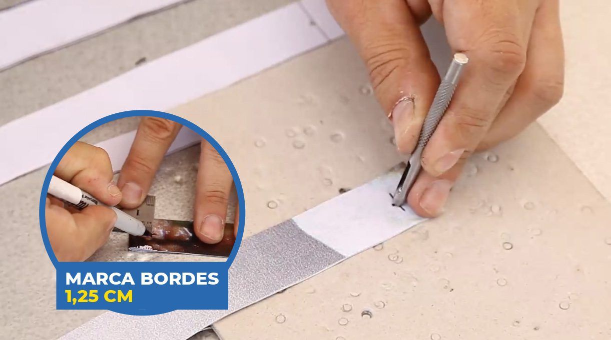 Marcas nuevamente bordes