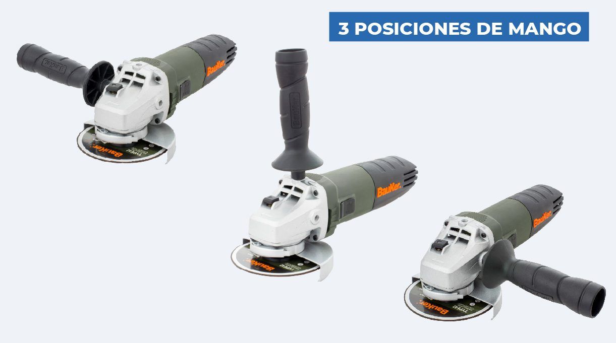 3 posiciones de mango