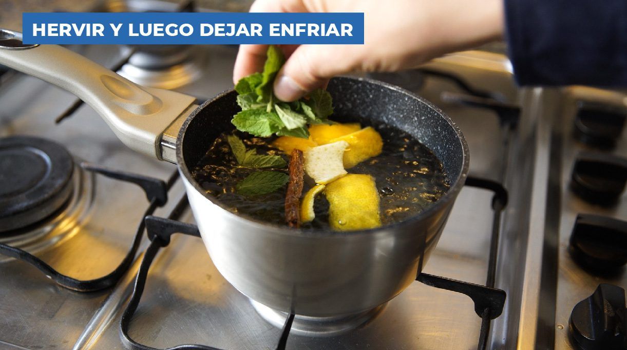 Hervir y enfriar