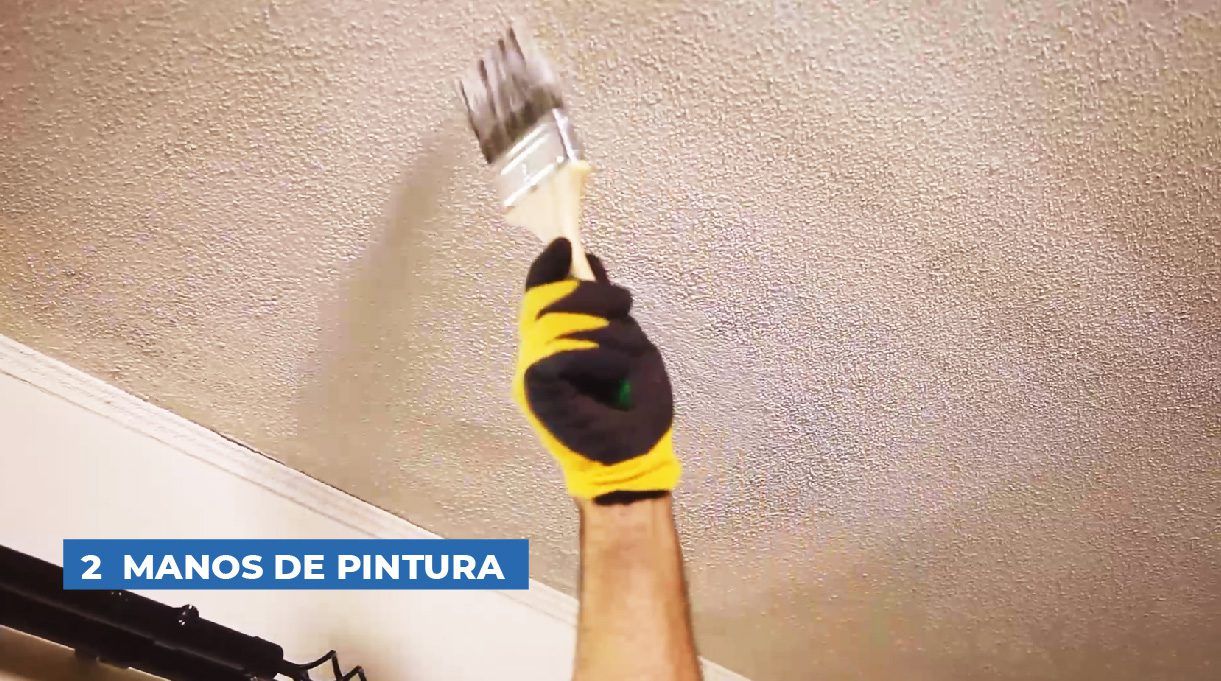 Aplicar dos manos de pintura
