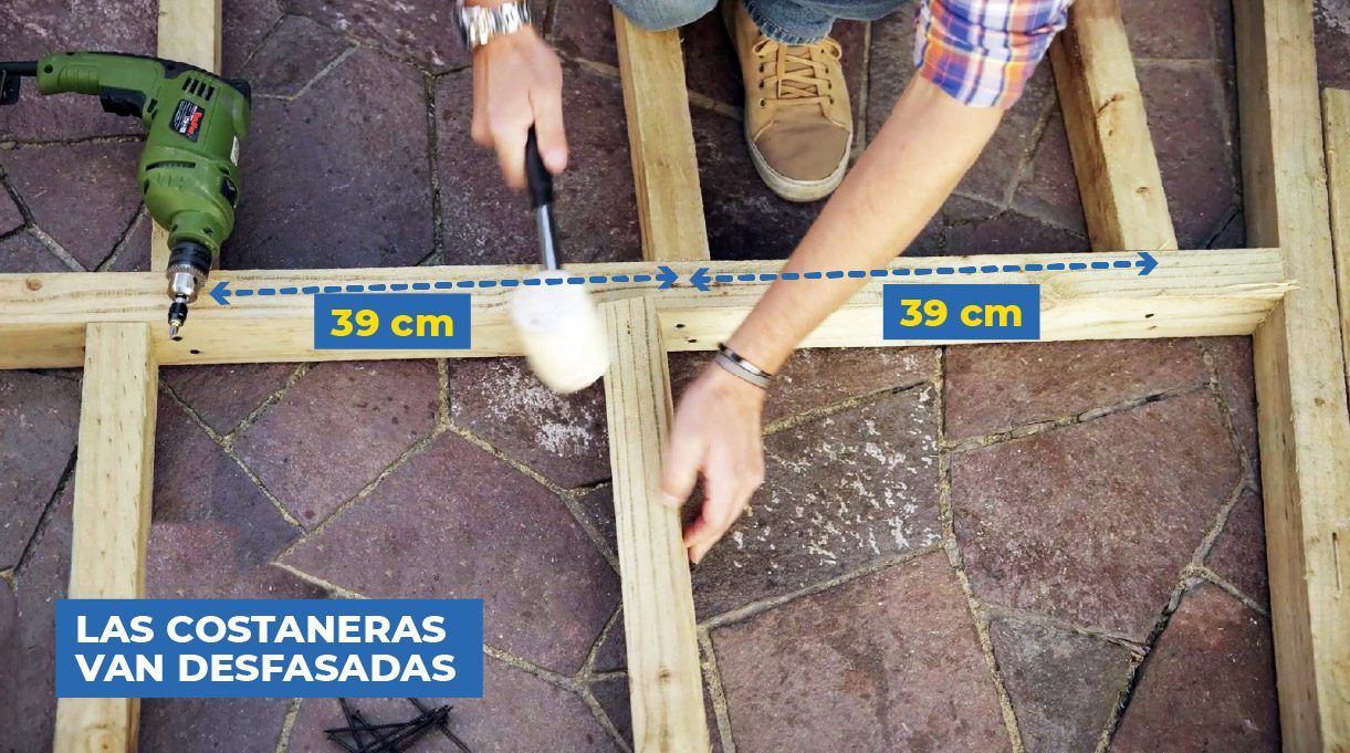 Fijar las costaneras desfasadas