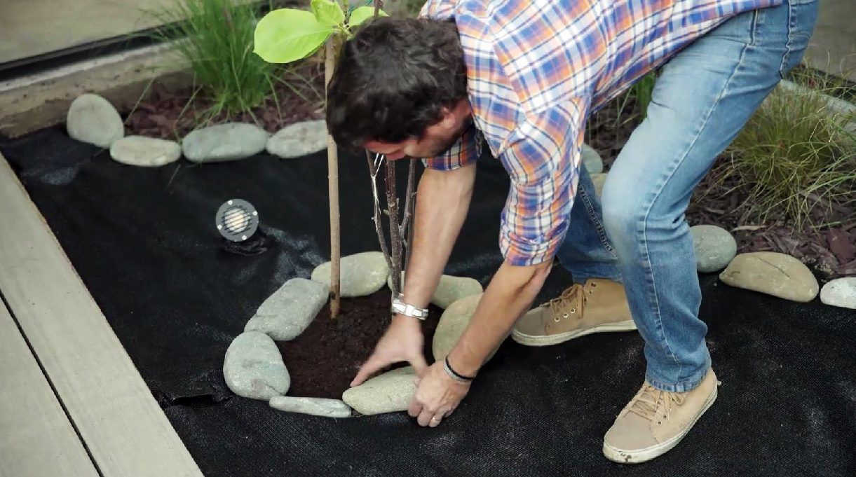 Acomodar piedras grandes