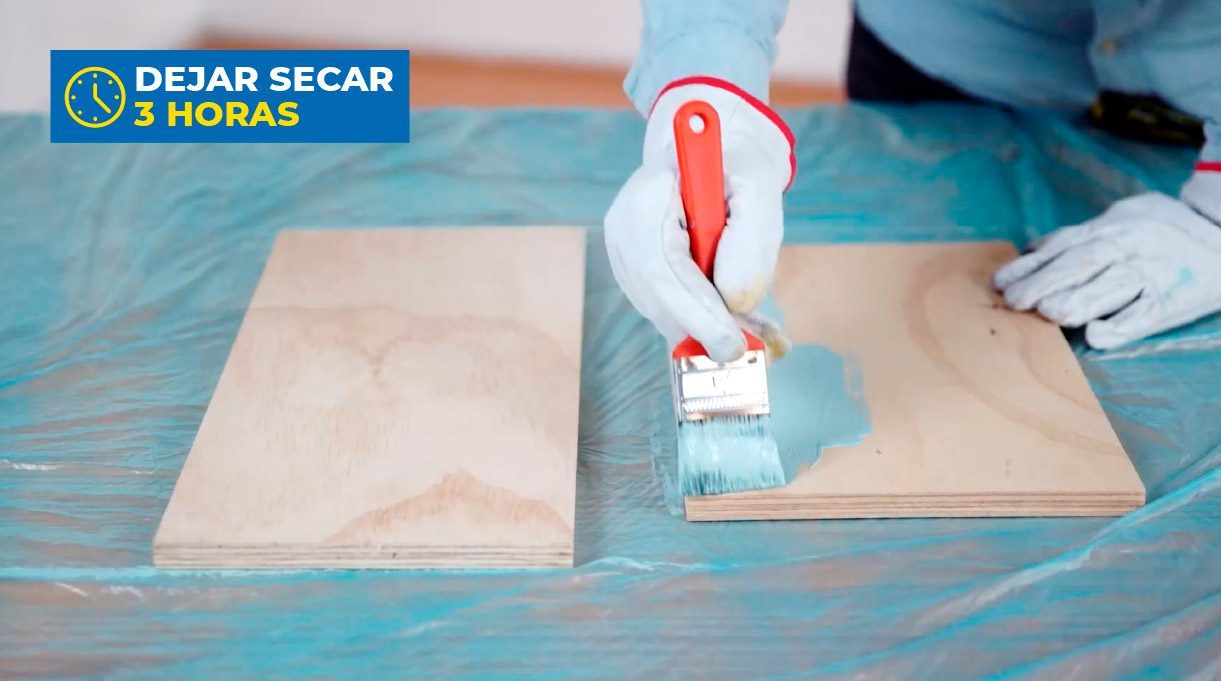 dejar secar por 3 horas