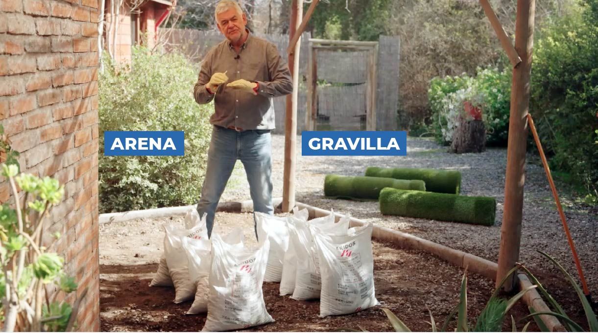 usa arena y gravilla