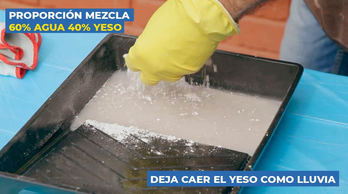 hacer el yeso