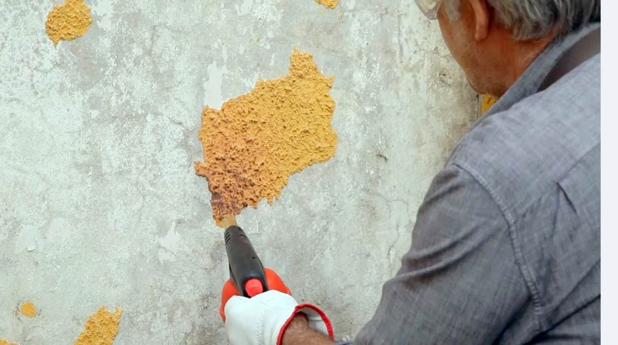 usar soplete para desprender partes más pegadas