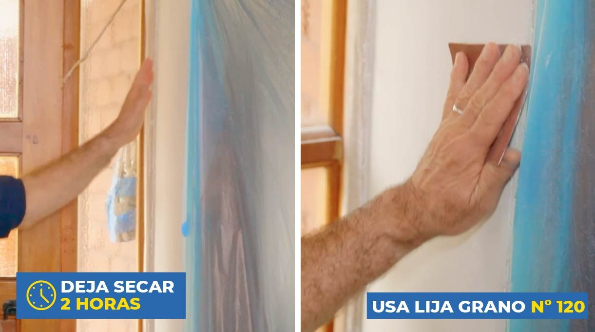 secar y lijar