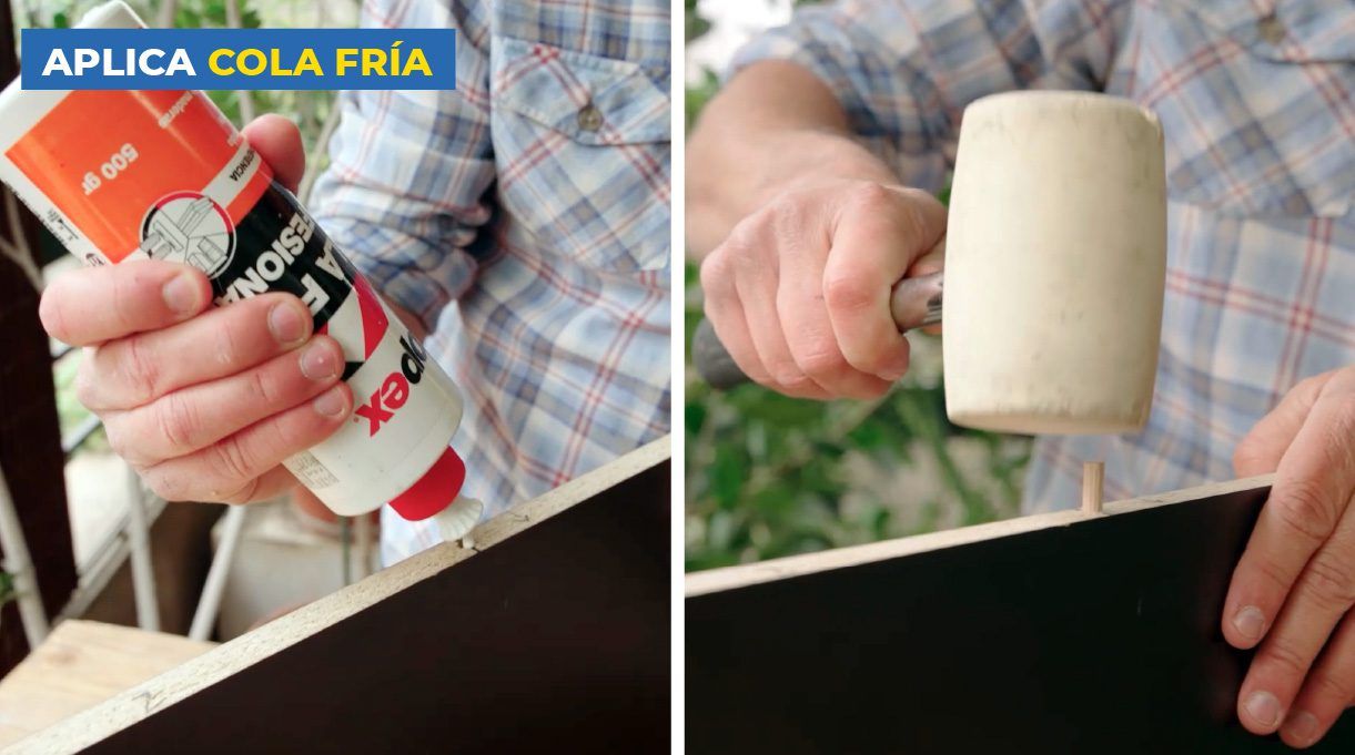 Aplicar cola fría