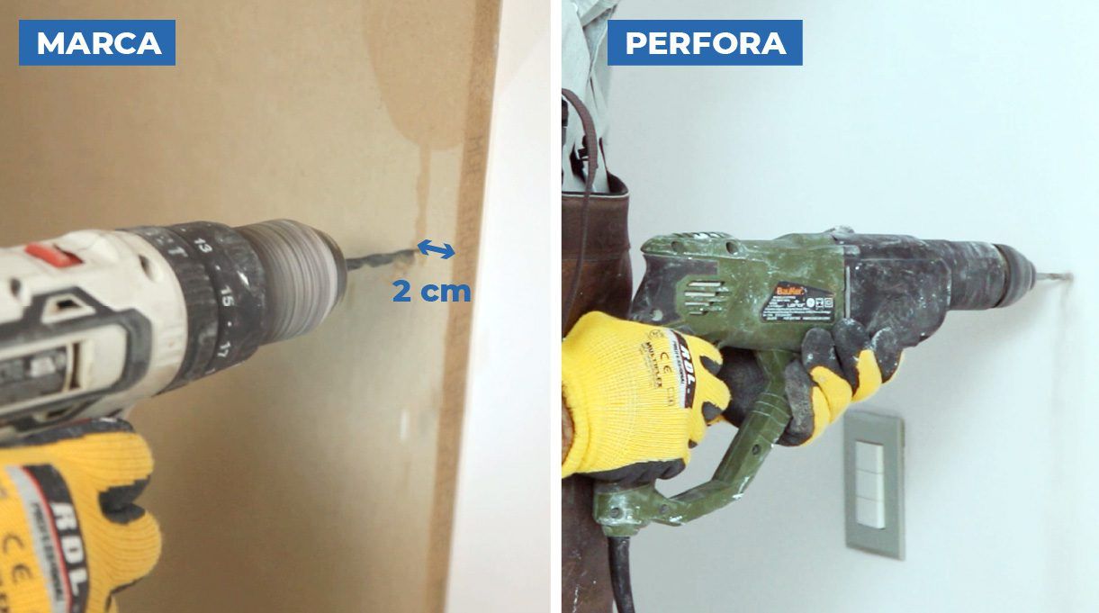 marcar y perforar