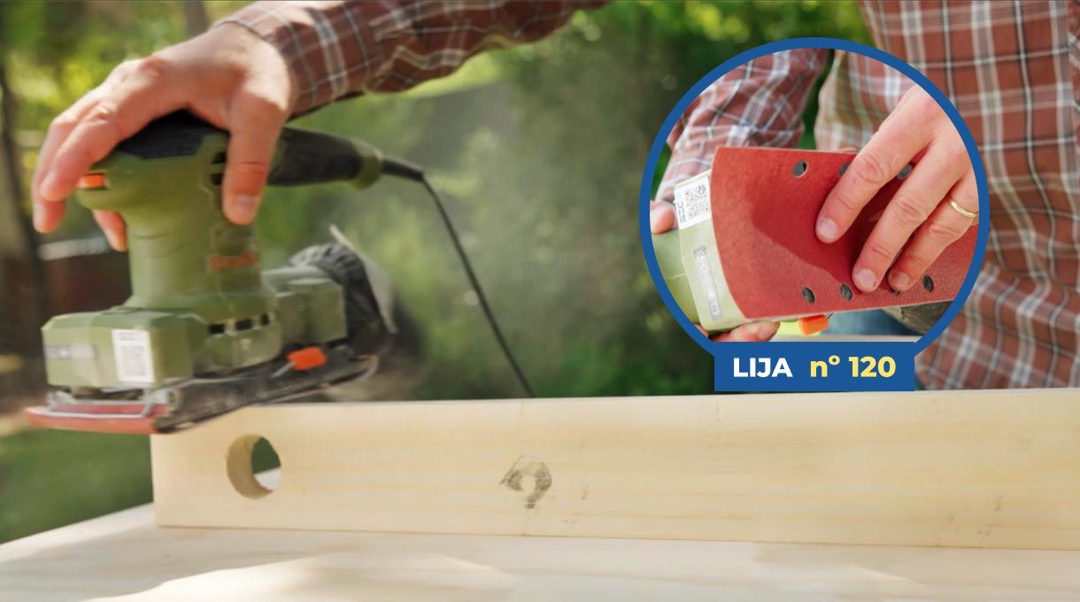 Lijar con lija n°120