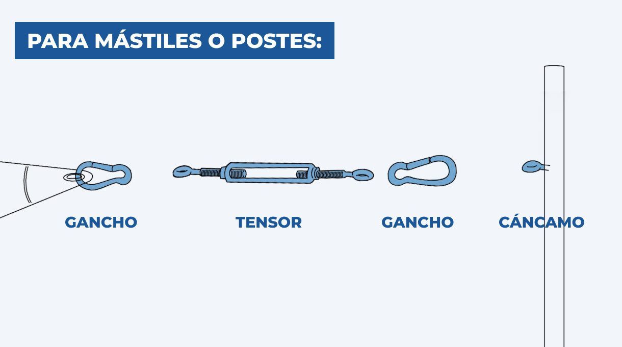 mastiles o postes