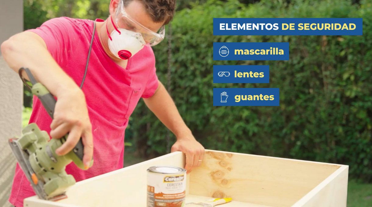 Lija y usa implementos de seguridad